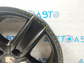Wheel disk R18 5x130 Porsche Cayenne 958 11-14 black, light curb