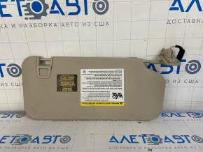 Left visor Ford Escape MK4 20-22 beige, without hook, for backlight