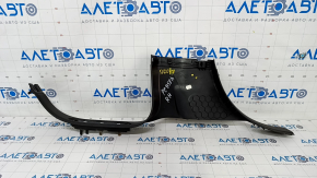 Door sill trim rear right Porsche Cayenne 958 11-14 black, scratches