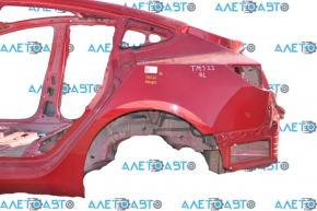 Quarter wing rear left Tesla Model 3 21- on body, red PPMR