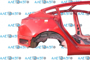 Quarter wing rear right Tesla Model 3 21- on the body, red PPMR, bump