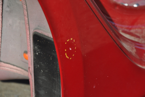 Quarter wing rear right Tesla Model 3 21- on the body, red PPMR, bump