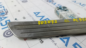 Door sill insert rear left Porsche Cayenne 958 11-17 chrome, scratches