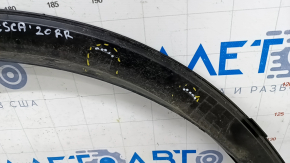 Rear right wing arch trim Ford Escape MK4 20 - structure, dented, scratches, broken fastener