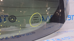 Rear glass of the trunk door Nissan Rogue 14-20 tinted, heated, minor scratches