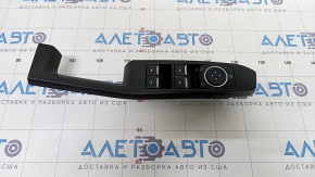 Front left window lift control Ford Escape MK4 20- with overlay, chrome finish