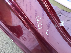 Quarter wing rear right Toyota Avalon 13-18 red, dented, torn, bumps, painted