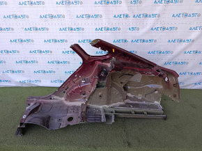 Quarter wing rear right Toyota Avalon 13-18 red, dented, torn, bumps, painted