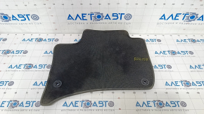 Floor mat rear right Porsche Cayenne 958 11-14 cloth black