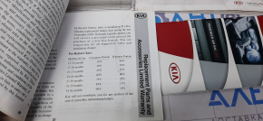 Manual instruction Kia Optima 16- without cover, driftwood English language