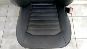 Passenger seat Ford Fusion mk5 17-20 with airbag, leather black, electric, heated