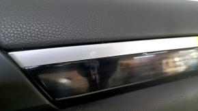 Door trim card front right Porsche Cayenne 958 11-17 black, with tweeter, armrest black leather, molding black gloss, scratches, varnish swelled