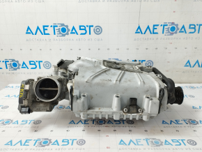 Compressor assembly Porsche Cayenne 958 11-17 Hybrid with throttle valves and intercoolers