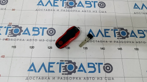 Key Porsche Cayenne 958 11-17 red, scratches, worn