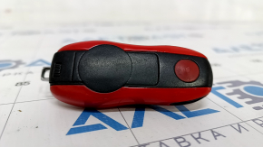 Key Porsche Cayenne 958 11-17 red, scratches, worn