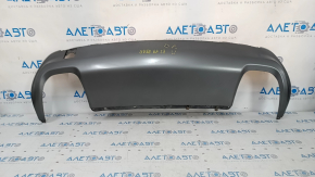Rear bumper trim lower Jeep Cherokee KL 19-21 for 2 pipes, in body color, under chrome tips, not factory hole, pressed
