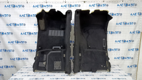 Front floor covering Porsche Cayenne 958 11-14 for cleaning