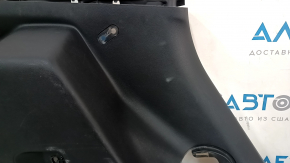 Left arch trim Jeep Cherokee KL 19 - black, under the electric cover, scratches, whitened plastic