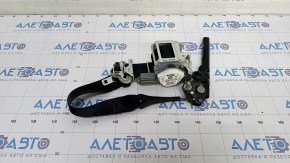 Driver's seat belt Ford Fusion mk5 17-20 black, with tensioner, driftwood, for dry cleaning