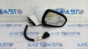 Side mirror right Ford Fusion mk5 13-20 11 pins, turn signal, heated, white