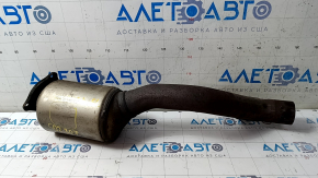 Intake pipe with catalytic converter left second Porsche Cayenne 958 11-17 Hybrid broken bolt