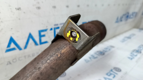 Intake pipe with catalytic converter left second Porsche Cayenne 958 11-17 Hybrid broken bolt