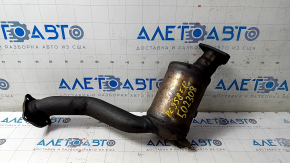 Intake pipe with catalytic converter right first Porsche Cayenne 958 11-17 Hybrid