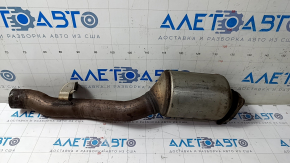 Intake pipe with catalytic converter right second Porsche Cayenne 958 11-17 Hybrid broken bolt