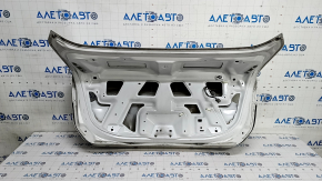 Ford Fusion mk5 17-20 trunk lid with trim, handle and number plate light, white YZ bumper