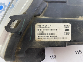 Fog lamp PTF right Ford Fusion mk5 17-18 LED, sand, scratches