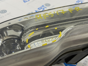 Fog lamp PTF right Ford Fusion mk5 17-18 LED, sand, scratches