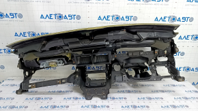 Torpedo front panel with AIRBAG Ford Fusion mk5 13-20 under start-stop, black overlays, scratches on overlays