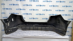 Rear bumper assembly Ford Fusion mk5 13-18 white, for 1 pipe, without parking sensors, scratches