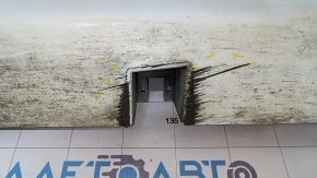 Right threshold Ford Fusion mk5 13-20 white, scratches, broken crepe, dented crepe, tear