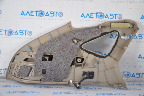 Upper right rear pillar trim Lexus RX300 RX330 RX350 RX400h 04-09 beige, dry-cleanable, scratches, scuffed