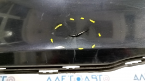Bumper front bare upper part Dodge Durango 14-20 black, pressed, tear, broken fastener