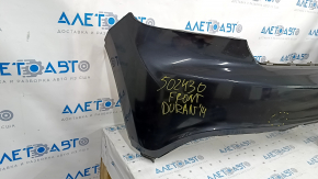 Bumper front bare upper part Dodge Durango 14-20 black, pressed, tear, broken fastener