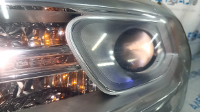 Headlight front left bare Dodge Durango 14-15 halogen light, sand