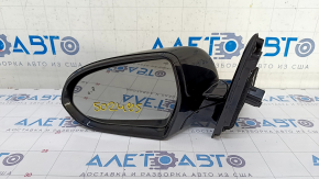 Side mirror left Kia Niro 17-22 10 pins, black ABP, turn signal, BSM