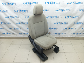 Passenger seat Ford Escape MK3 13-19 without airbag, mechanical, beige cloth, dry cleanable