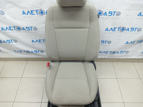 Driver's seat Ford Escape MK3 13-19 without airbag, electric, beige cloth, for cleaning