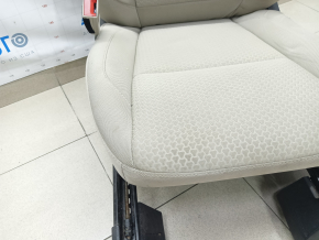 Driver's seat Ford Escape MK3 13-19 without airbag, electric, beige cloth, for cleaning
