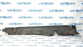 Left threshold protection Porsche Cayenne 958 11-14 worn, tears, cracks