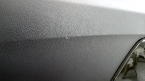 Door trim card rear left Kia Niro 17-22 HEV, PHEV black, glossy insert, without heating, scratch