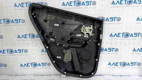 Door trim card rear right Kia Niro 17-22 HEV, PHEV black, glossy insert, without heating