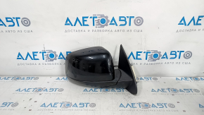 Side mirror right Dodge Durango 11-18 5 pins, without turn signal, heated, black + structure