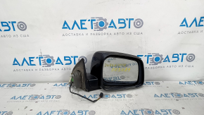Side mirror right Dodge Durango 11-18 5 pins, without turn signal, heated, black + structure