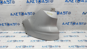 Rear bumper bare left Ford Escape MK3 17-19 rest, silver, tear of fasteners