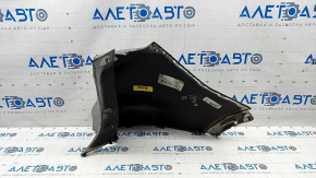Rear bumper bare left Ford Escape MK3 17-19 rest, silver, tear of fasteners