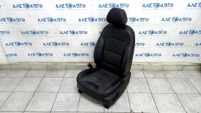 Driver's seat Kia Niro 17-22 HEV, PHEV without airbag, combined, black, electric, heated, worn, scratches on plastic, needs cleaning